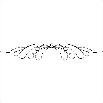 (image for) Judys DPD R Under Arc Feathers and Pearls-L04324*